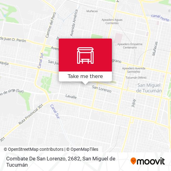 Combate De San Lorenzo, 2682 map