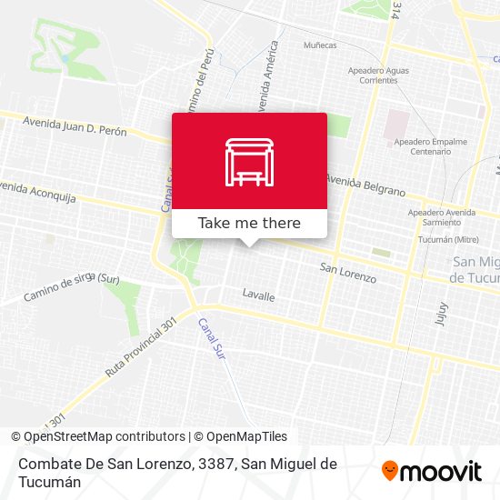 Mapa de Combate De San Lorenzo, 3387