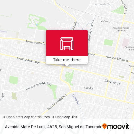 Avenida Mate De Luna, 4625 map