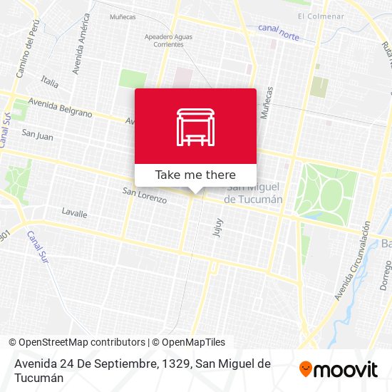 Avenida 24 De Septiembre, 1329 map