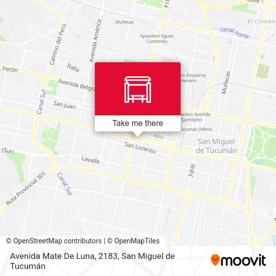 Avenida Mate De Luna, 2183 map