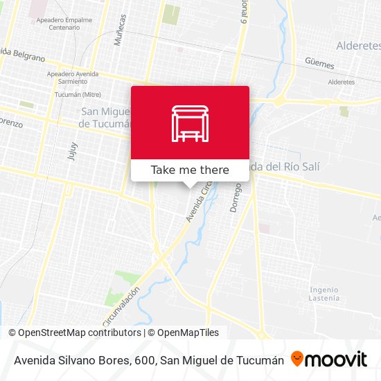 Avenida Silvano Bores, 600 map