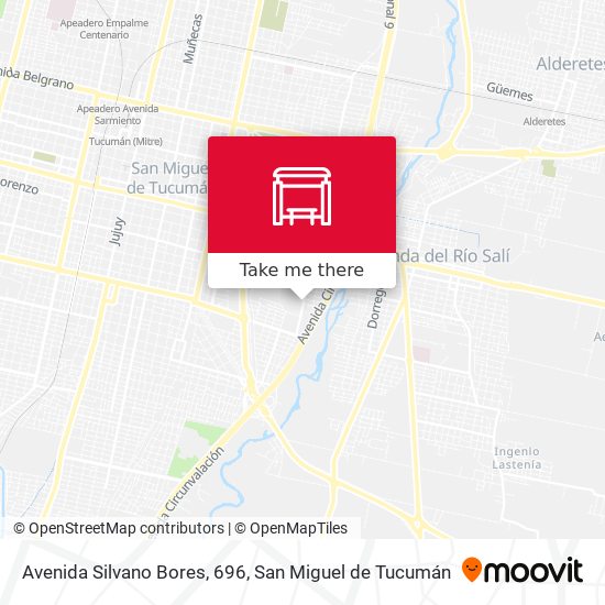 Avenida Silvano Bores, 696 map