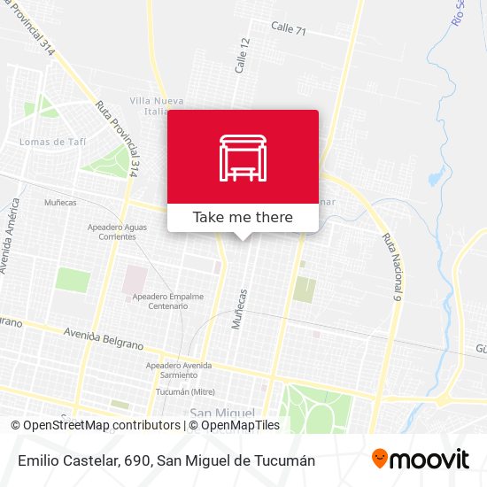 Emilio Castelar, 690 map