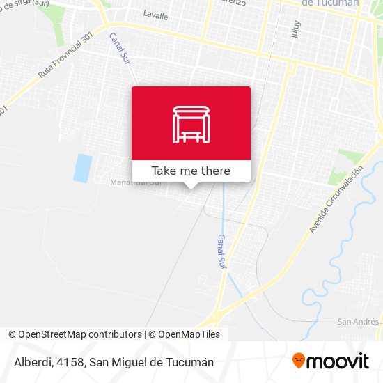 Alberdi, 4158 map