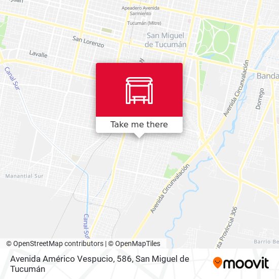 Avenida Américo Vespucio, 586 map