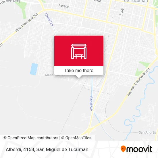 Alberdi, 4158 map