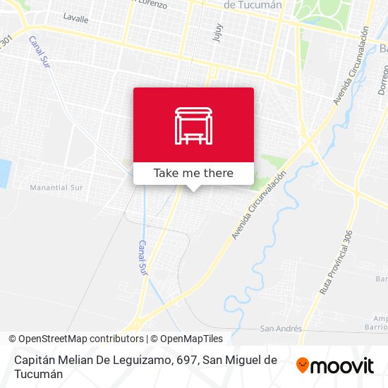 Capitán Melian De Leguizamo, 697 map