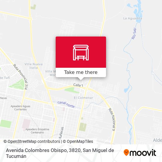Avenida Colombres Obispo, 3820 map