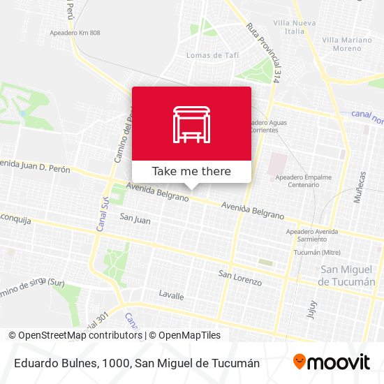 Eduardo Bulnes, 1000 map