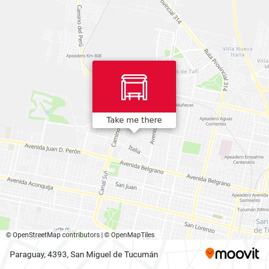 Mapa de Paraguay, 4393