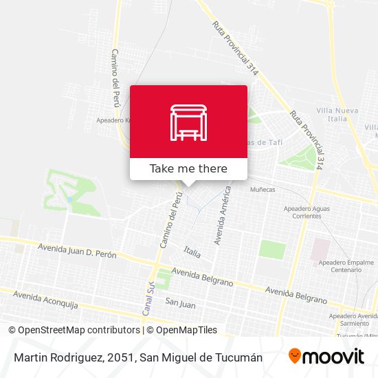 Mapa de Martin Rodriguez, 2051