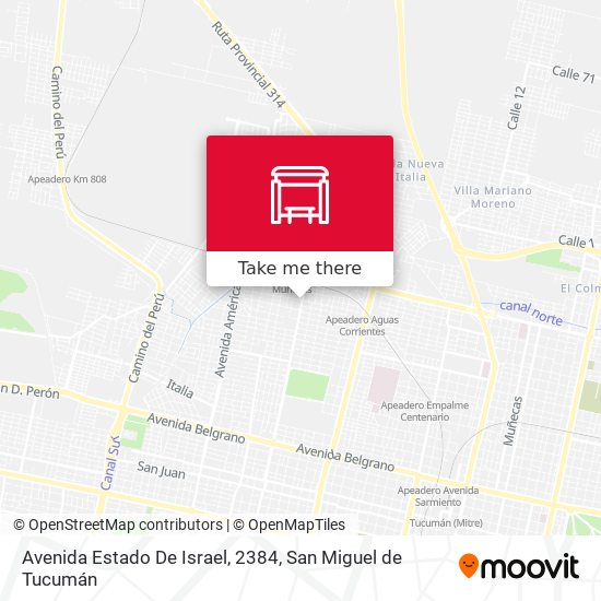 Avenida Estado De Israel, 2384 map