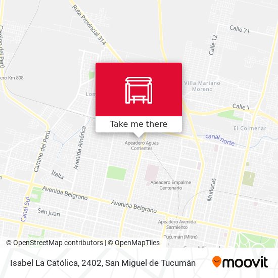 Isabel La Católica, 2402 map