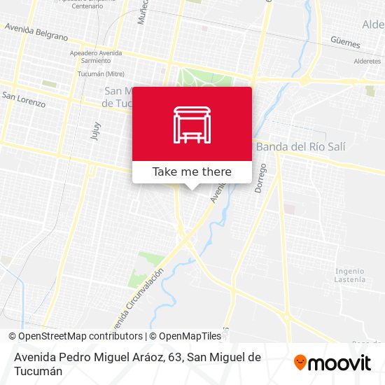 Avenida Pedro Miguel Aráoz, 63 map