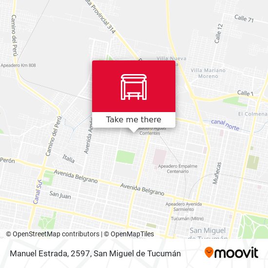 Manuel Estrada, 2597 map