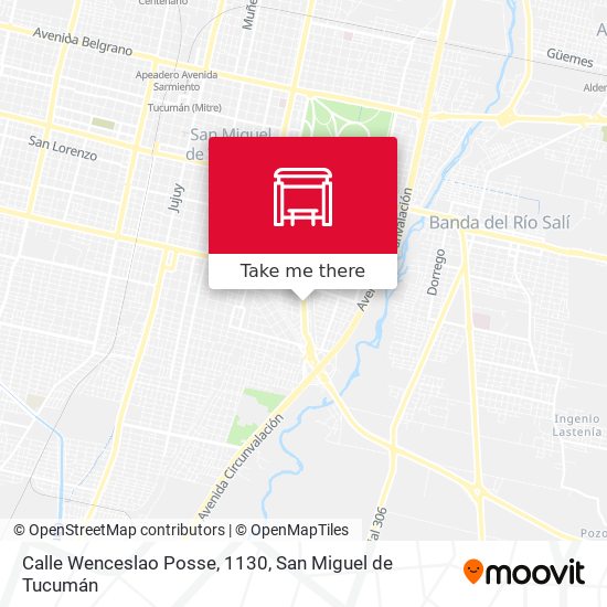 Calle Wenceslao Posse, 1130 map