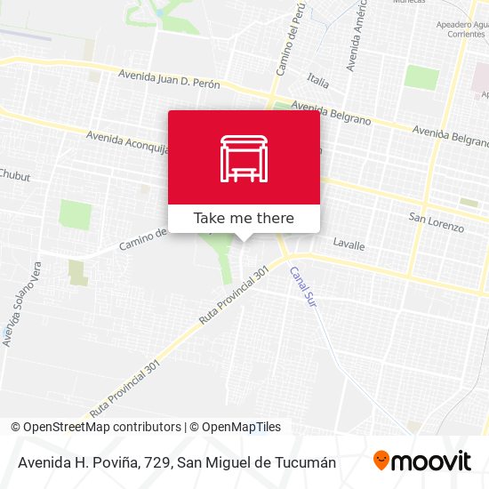Avenida H. Poviña, 729 map