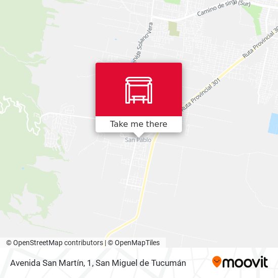 Avenida San Martín, 1 map