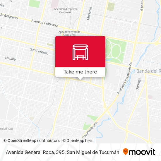 Avenida General Roca, 395 map