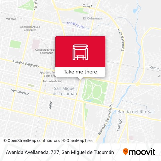 Avenida Avellaneda, 727 map