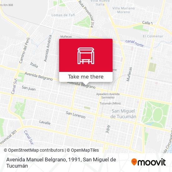 Avenida Manuel Belgrano, 1991 map