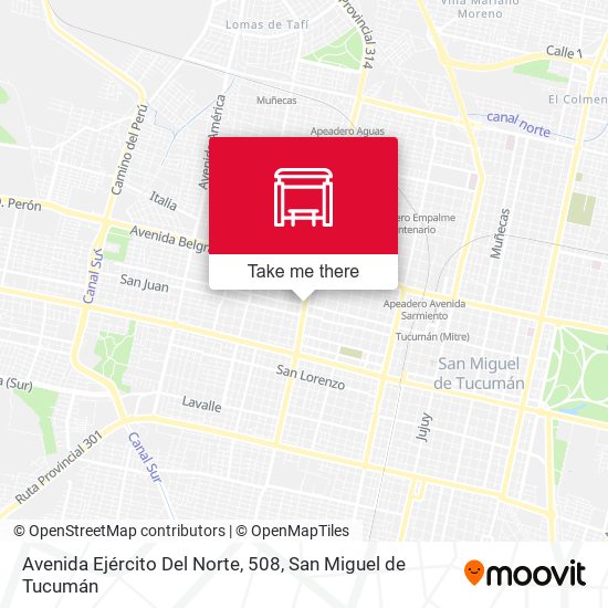Mapa de Avenida Ejército Del Norte, 508