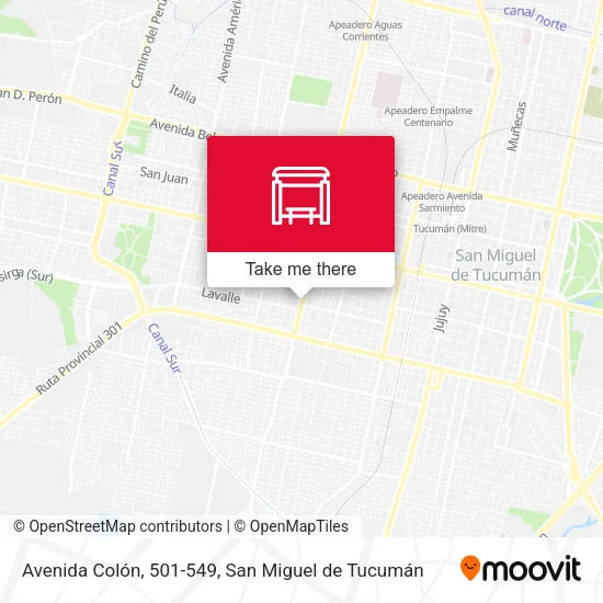 Mapa de Avenida Colón, 501-549