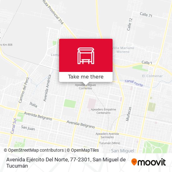 Avenida Ejército Del Norte, 77-2301 map