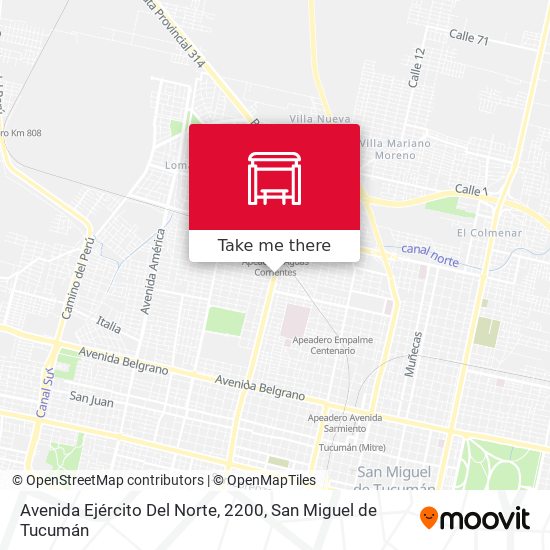 Avenida Ejército Del Norte, 2200 map