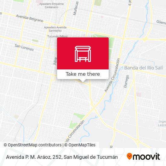 Avenida P. M. Aráoz, 252 map