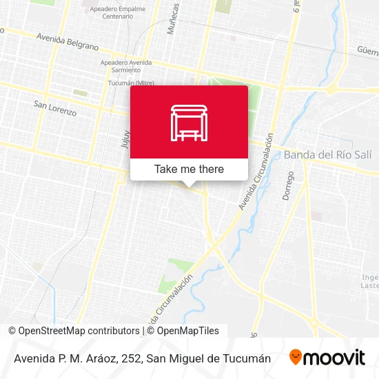 Avenida P. M. Aráoz, 252 map