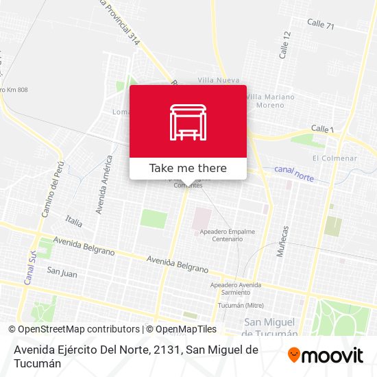 Avenida Ejército Del Norte, 2131 map