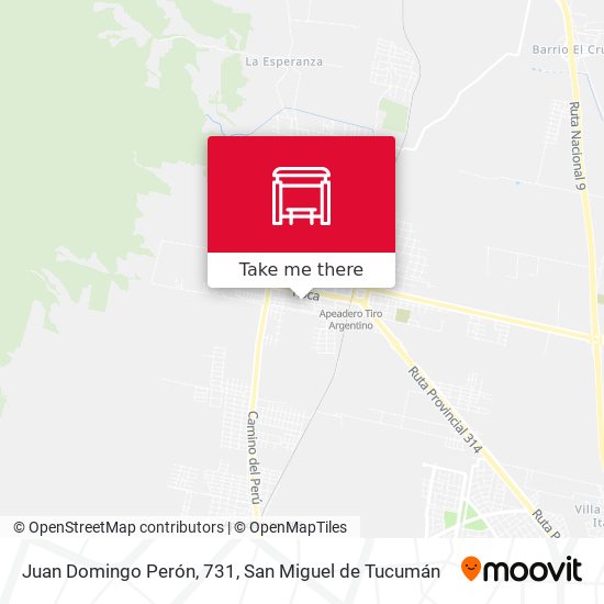 Juan Domingo Perón, 731 map