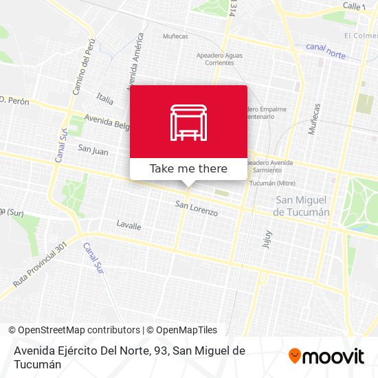 Avenida Ejército Del Norte, 93 map