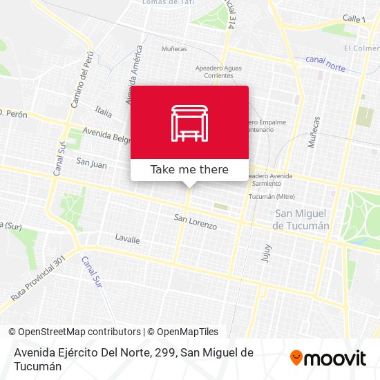 Avenida Ejército Del Norte, 299 map