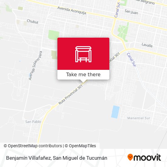 Mapa de Benjamín Villafañez