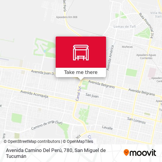 Avenida Camino Del Perú, 780 map