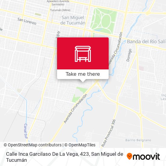 Calle Inca Garcilaso De La Vega, 423 map