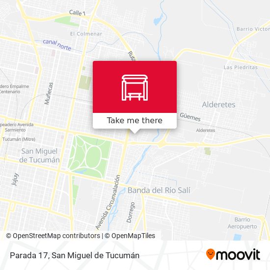 Parada 17 map