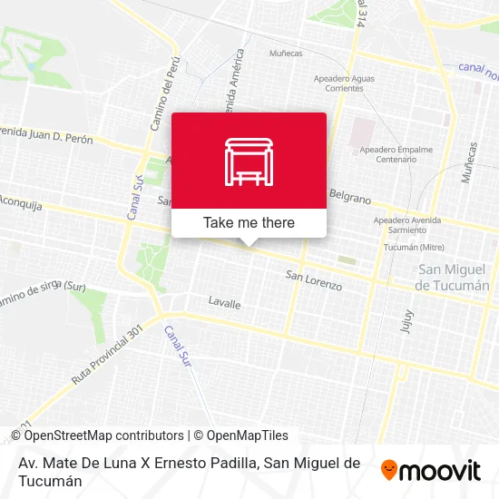 Av. Mate De Luna X Ernesto Padilla map