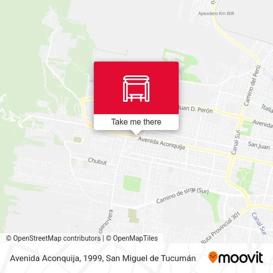 Mapa de Avenida Aconquija, 1999