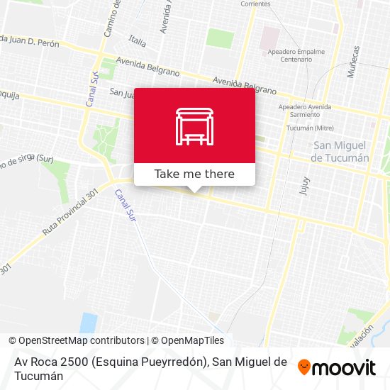 Av Roca 2500 (Esquina Pueyrredón) map