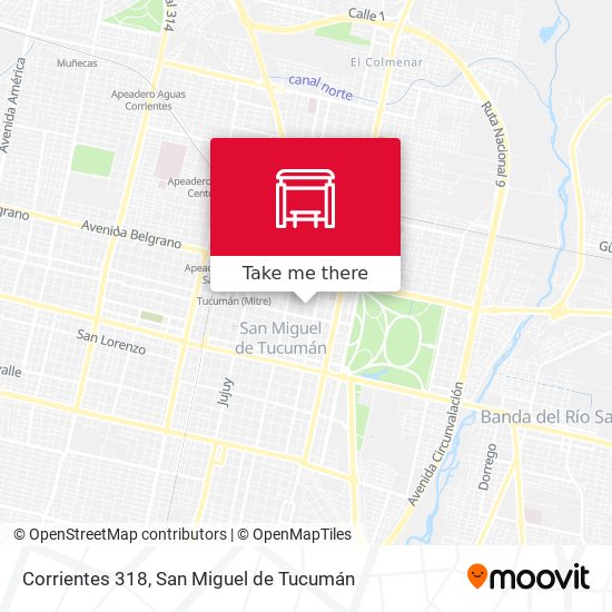 Corrientes 318 map