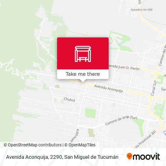 Avenida Aconquija, 2290 map