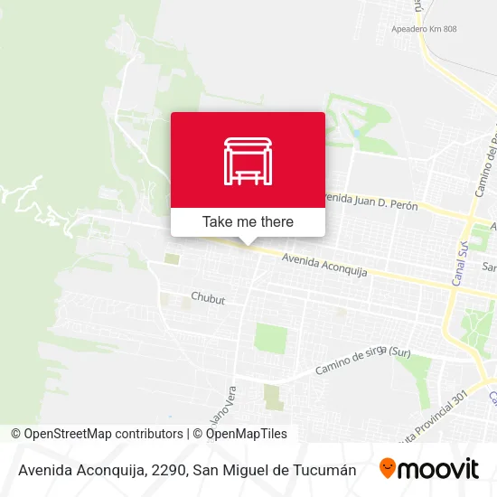 Mapa de Avenida Aconquija, 2290