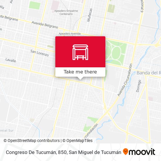 Mapa de Congreso De Tucumán, 850