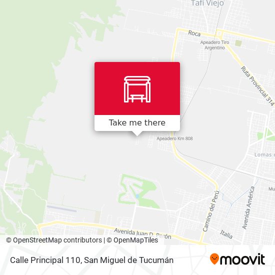 Calle Principal 110 map
