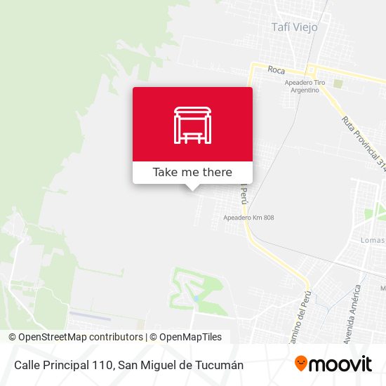 Mapa de Calle Principal 110
