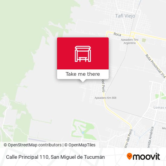 Calle Principal 110 map